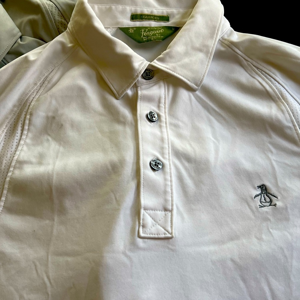 Penguin men’s short sleeved golf polos bundle of 5